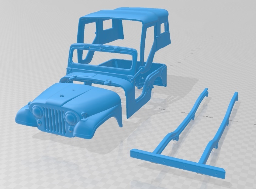 STL file Jeep CJ-5 1954 Printable Body Car・3D printer model to download ...